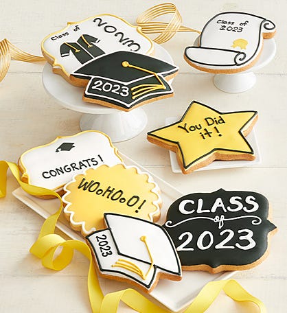 Graduation Artisan Iced Cookies